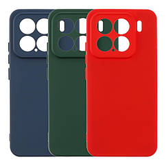 Чохол Silicone Cover Full Camera (A) для Xiaomi 15 Колір 71.Dark Green