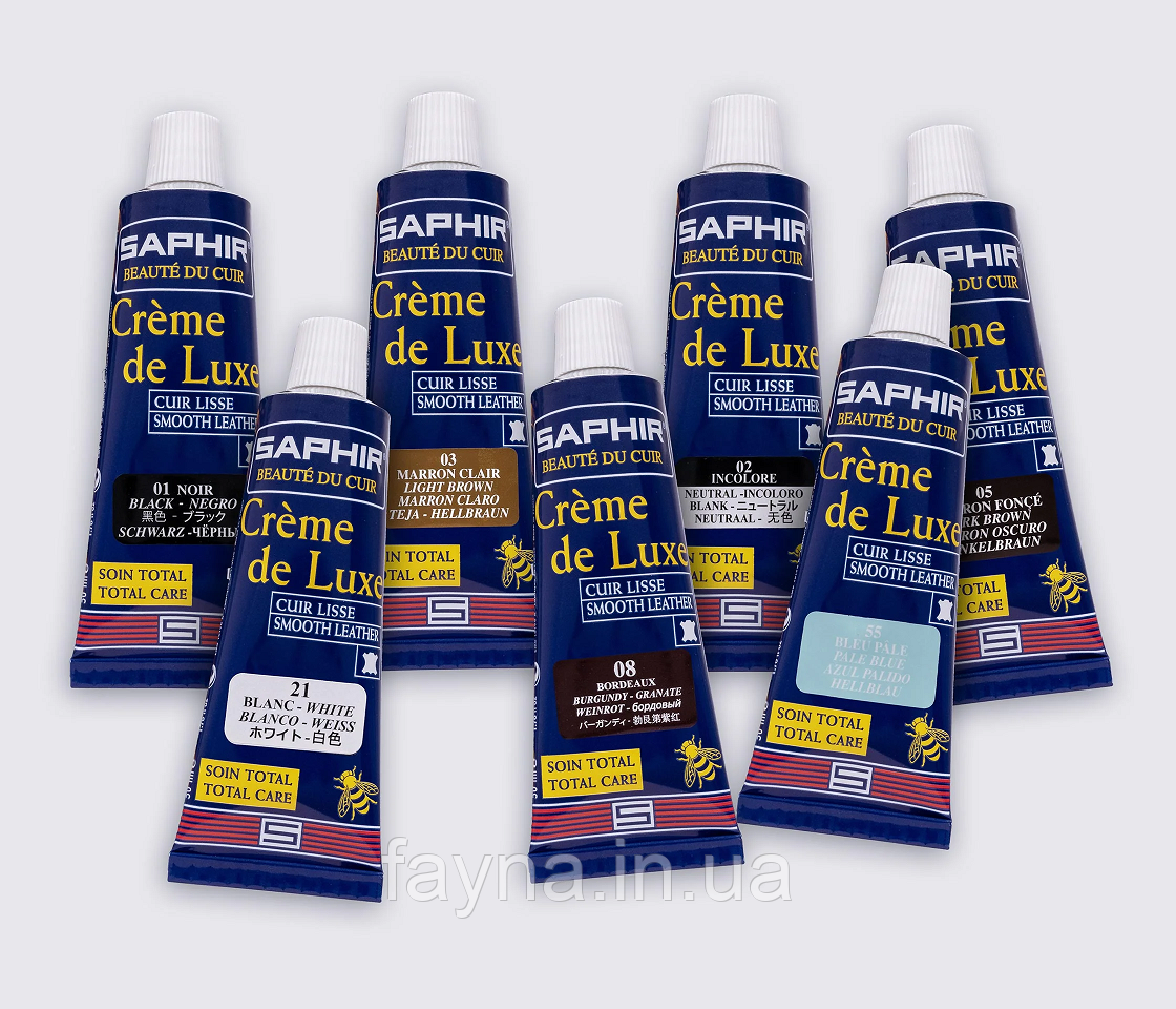 Крем-бальзам для взуття Saphir Creme De Luxe 1789 (50 мл), фото 1