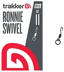 Вертлюг для монтажу Trakker Ronnie Swivel (Size 11) чорний (10шт)