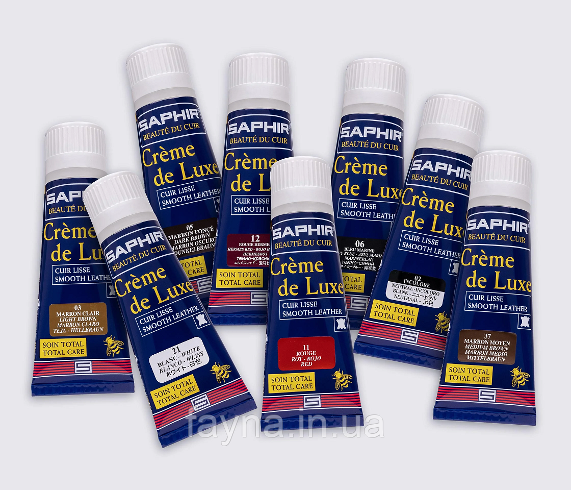 Водовідштовхуючий крем Saphir Creme De Luxe, 75 мл