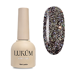 Топ з блискітками для гель лаку Lukum Flashing Top № 01 10 мл