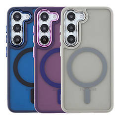 Чохол TPU+PC Space Magnetic Color with Magsafe для Samsung Galaxy S23+ 5G (S916) Колір Black