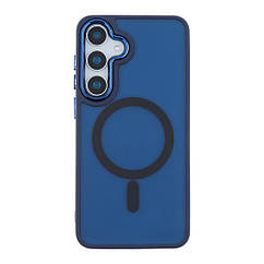 Чохол TPU+PC Space Magnetic Color with Magsafe для Samsung Galaxy S25+ 5G (S936) Колір Dark Blue