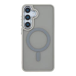 Чохол TPU+PC Space Magnetic Color with Magsafe для Samsung Galaxy S25+ 5G (S936) Колір Grey