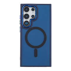 Чохол TPU+PC Space Magnetic Color with Magsafe для Samsung Galaxy S25 Ultra 5G (S938) Колір Dark Blue