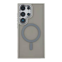 Чохол TPU+PC Space Magnetic Color with Magsafe для Samsung Galaxy S25 Ultra 5G (S938) Колір Grey