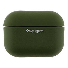 Футляр TPU Spigen Leather Armor для Airpods 4 Колір Army Green