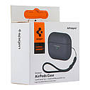 Футляр TPU Spigen Leather Armor для Airpods Pro Колір Blue, фото 5