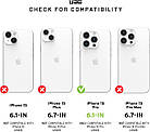 Чохол UAG Pathfinder MagSafe Ice Black для iPhone 15 Pro, фото 3