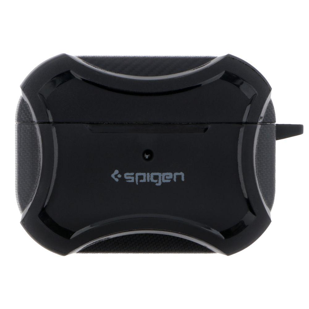 Футляр TPU Spigen DuraPro Flex with Hook для Airpods Pro Колір Black, фото 1