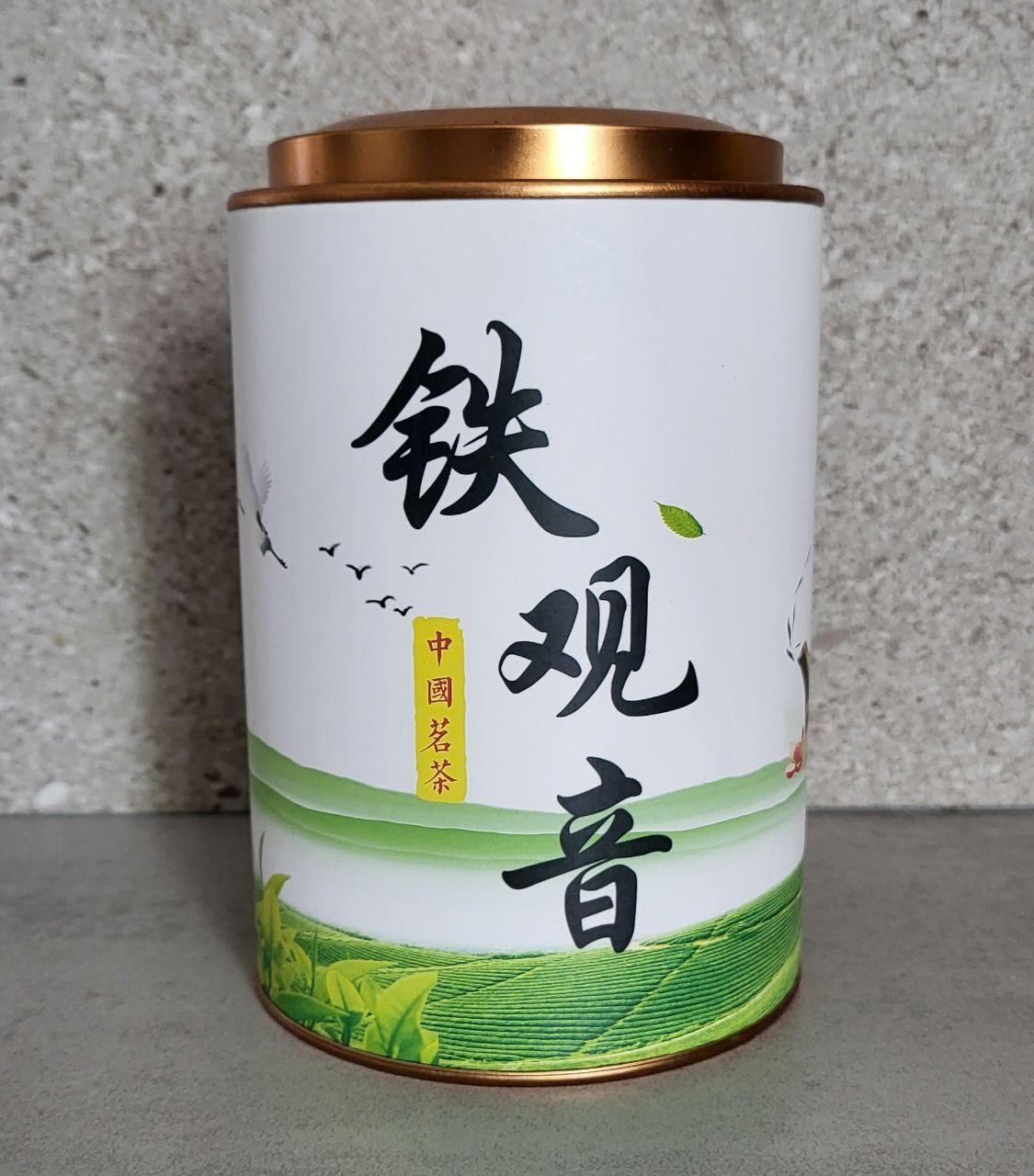 Ароматизований Ті Гуань Інь, 250 г у бляшанці, Tieguanyin, китайський улун, подарункове паковання