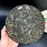 Шен Пуер Лао Ба Чжан, 2013 року, млинець 357 г, зелений чай, справжній китайський пуер, фото 4