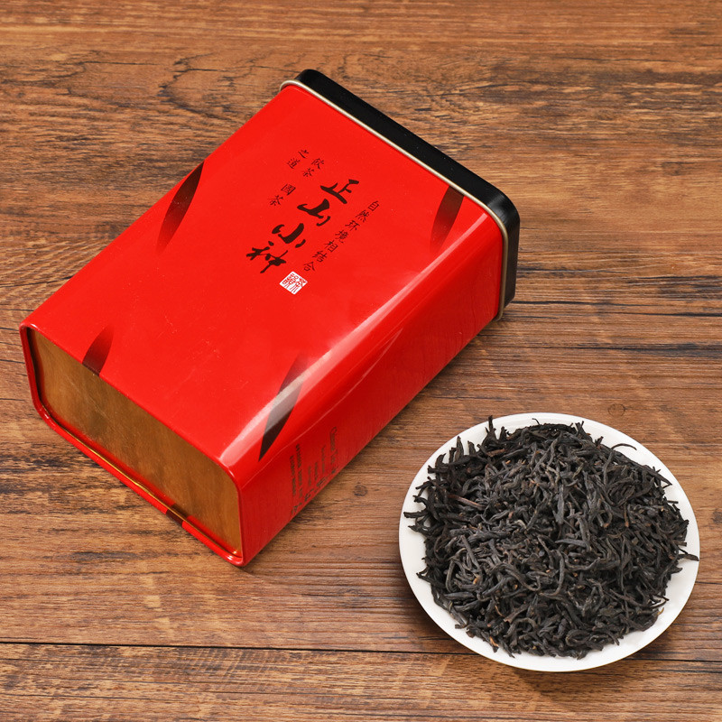 Китайський червоний чай Чжен Шань Сяо Чжун (Lapsang Souchong) у червоній банці 125 г, Лапсан Сушонг