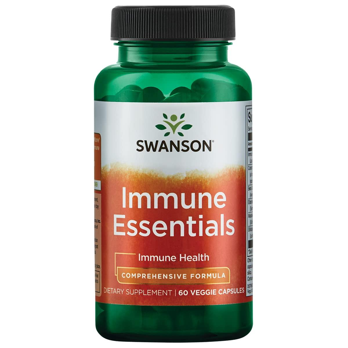 Комплекс для підтримки імунної системи Swanson Immune Essentials 60 Veggies Capsules