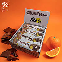 Батончик FitWin Crunch Bar 25%, 12*50 грам Шоколад-апельсин