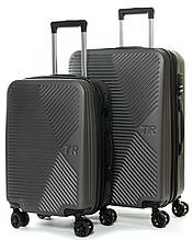 Комплект валіз Fashion, темно сірий