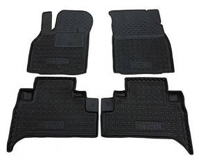 RENAULT SCENIC III - Килимки В Салон Гумові ( 3шт Задній Суцільний )