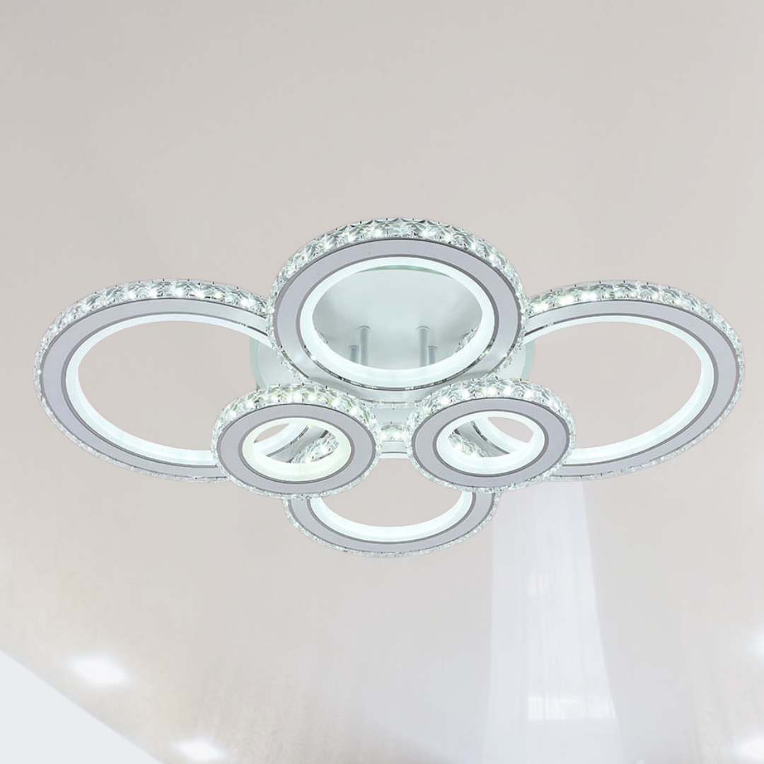 Люстра світлодіодна з пультом та підсвічуванням Vatan Light 236W до 40 кв.м колір 1173/6