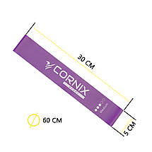 Гумки для фітнесу Cornix Mini Power Band набір 5 шт 1-20 кг XR-0046 Poland, фото 4