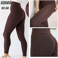 Лосини Батал у рубчик на флісі Розміри: 52,54,56,58,60 (31124-3)