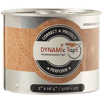 Біомеханічний тейп Dynamic Tape 5 см х 5 м бежевий з бежевим тату
