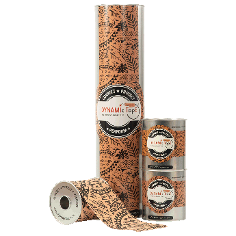 Dynamic Tape 4 рола (7,5 см х 5 м) + диспенсер