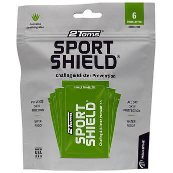 SportShield серветки 2Toms 6 шт. в пакованні