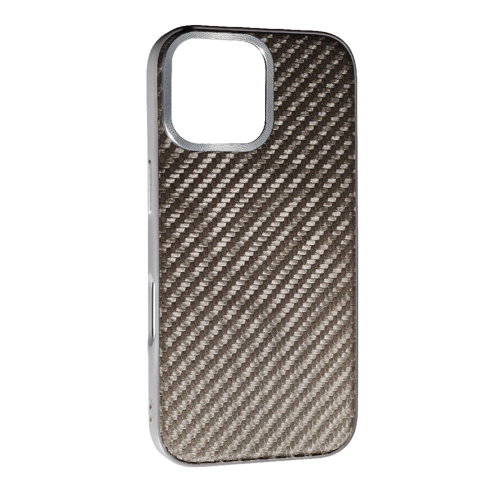 Накладка Carbon With Magsafe Apple iPhone 16 Pro Max,  Titanium