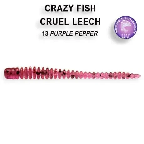 CRAZY FISH Cruel leech 2.2" 8-55-13-1 аніс, фото 1
