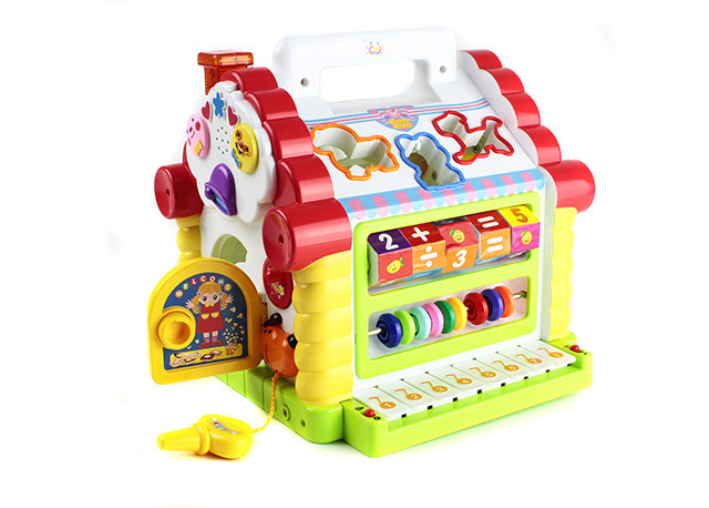 Дитячий ігровий центр"Теремок" 9196 з сортером і звуком Різнокольоровий, фото 1