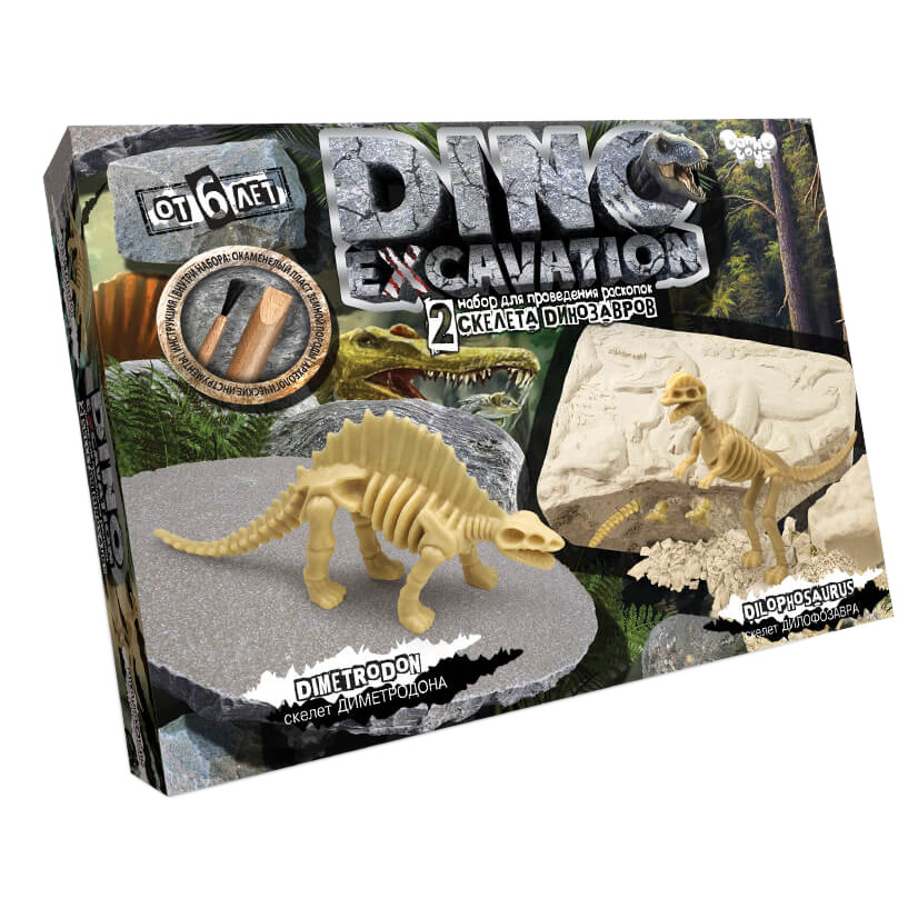 Дитячий набір для розкопок динозаврів DEX-01 DINO EXCAVATION 7513DT, 5+ років, фото 1