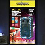 Акустична переносна колонка ZXX 60 Вт з мікрофонами Bluetooth потужна система з підсилювачем звуку, фото 8