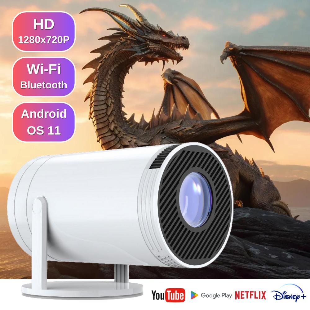 Проектор XON SmartView X-Core 1280x720P, 4K, Wi-Fi, Android, 5200Lm (XVPA1207AW 1714) Білий
