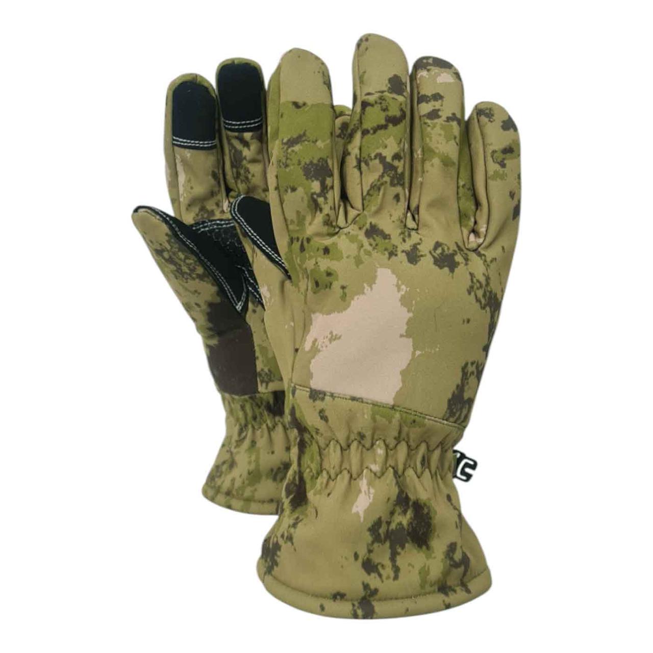 Рукавички Softshell турецький Milticam підклад фліс, сенсорні, фото 1