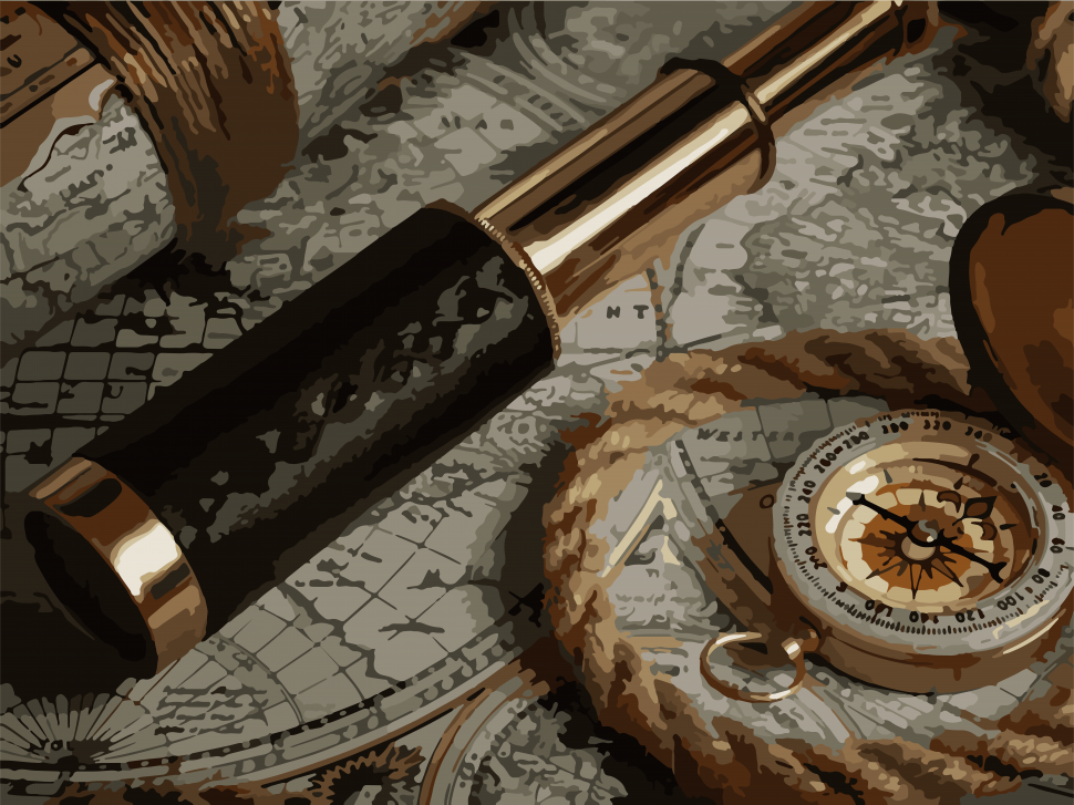 Картина по номерах Art Craft "Мрії мандрівника" 40х50 см з антистресовим ефектом, фото 1