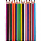 Дитячі олівці CR755-18 Luminoso, 18 кольорів, еластичні та нетоксичні, фото 2