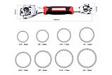 Універсальний Ключ 48 в 1 Universal Tiger Wrench 8-19mm, фото 5
