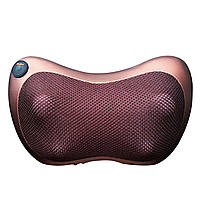 Роликова масажна подушка для шиї та спини з підігрівом Massage Pillow 8028