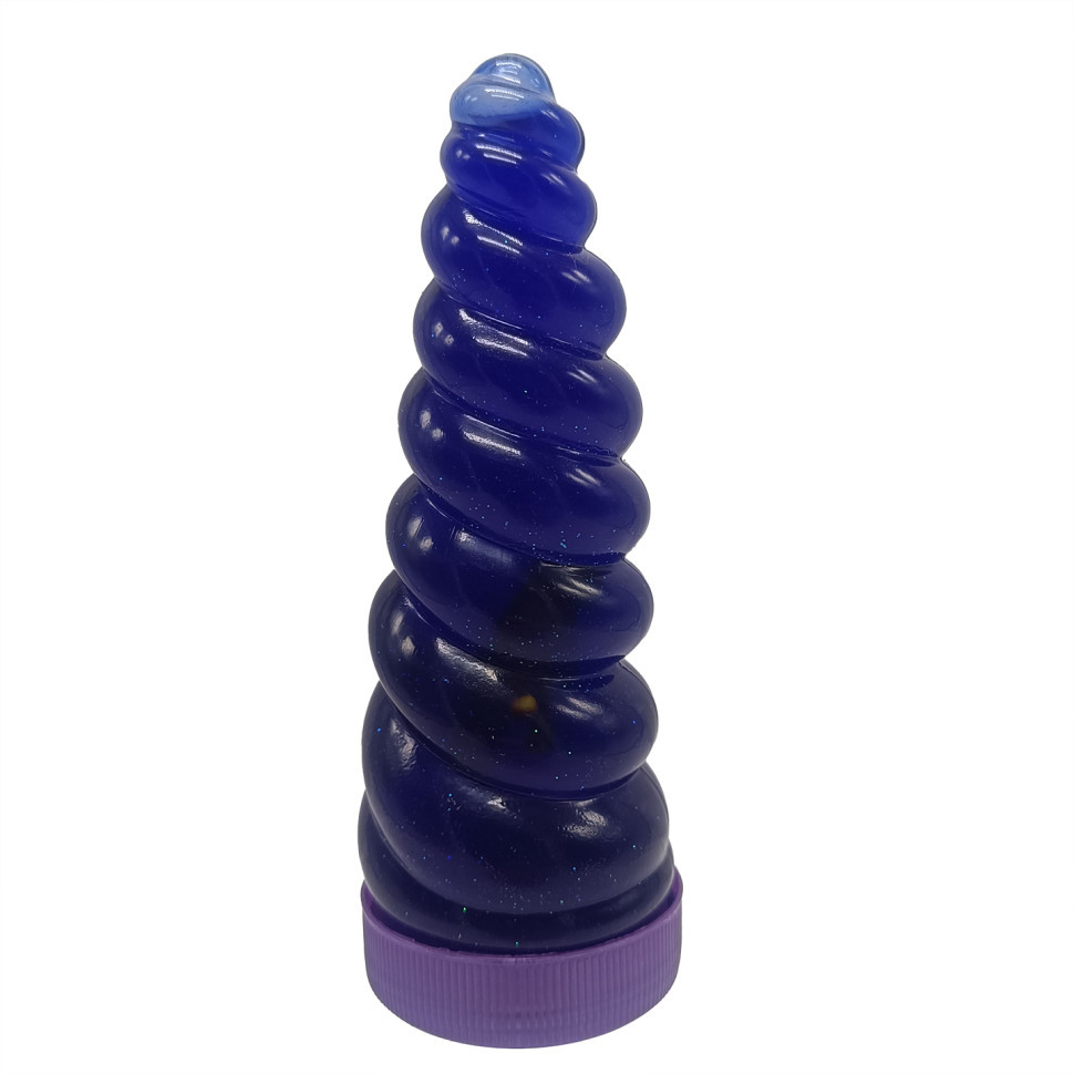 В'язка маса Unicorn Slime UNS-02-01U, густий лизун Blue, 110 мл, фото 1