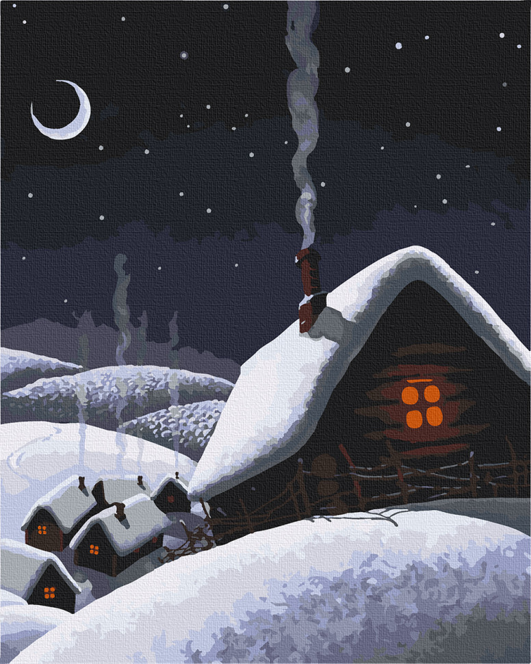 Картина за номерами Art Craft "Вечори на хуторі" 40x50 см, 19 кольорів, антистресовий ефект, фото 1