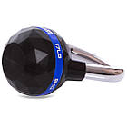 Гиря тренувальна цільна з поліуретановим покриттям та хромованою ручкою Zelart FI-1973-8 вага 8кг чорний, фото 3