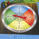 Настільна гра "Вокруг світу" 0246 українською мовою з простими правилами для дітей, фото 6