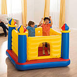 Дитячий надувний батут «Замок» Intex 48259, 175x175 см, для активних ігор, фото 2