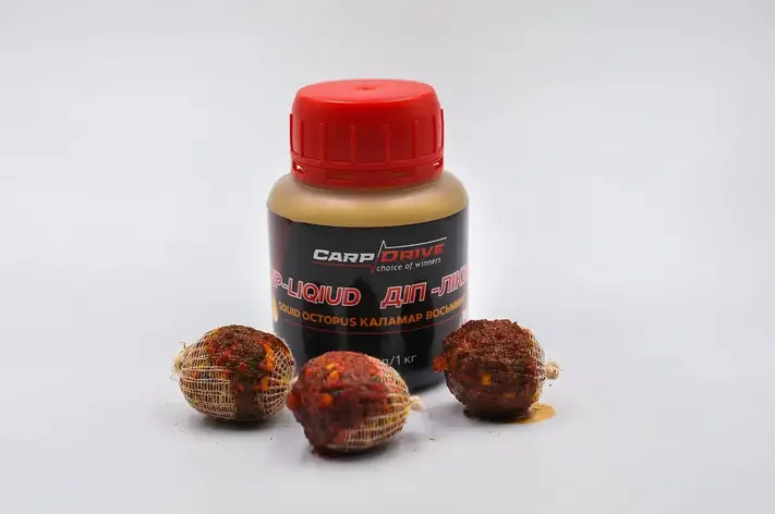 Діп ліквид Squid octopus (Кальмар восьминіг) 100 мл Carp Dream, фото 1