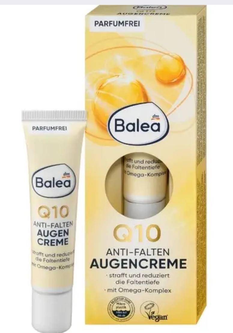Крем навколо очей проти зморшок Balea Q10, фото 1