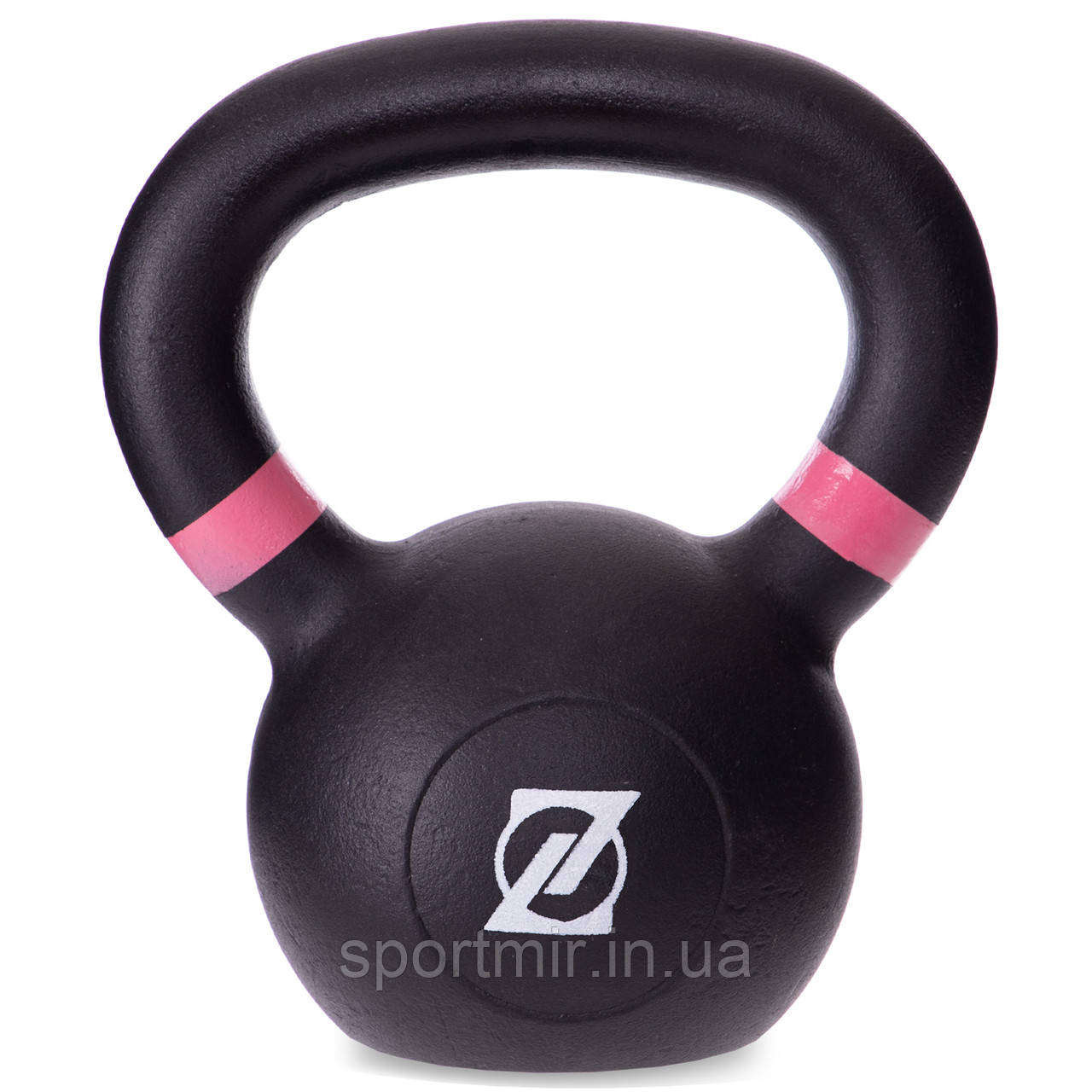 Гиря тренувальна цільна чавунна пофарбована Zelart TA-2238-8 вага 8кг чорний, фото 1