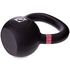 Гиря тренувальна цільна чавунна пофарбована Zelart TA-2238-8 вага 8кг чорний, фото 4