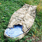 Спальний мішок із капюшоном (210×75см), до -10, Піксель / Спальник зимовий / Спальник зсу, фото 9