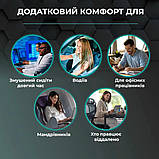 Подушка для попереку Supretto ортопедична на крісло з кишенею (9129), фото 6