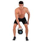 Гиря змагальна цільна сталева забарвлена з хромованою ручкою LiveUp LP8042-8 8кг чорний, фото 9